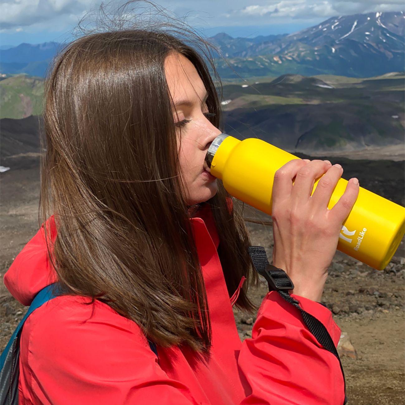 Термос RoadLike 600мл, желтый (368230)