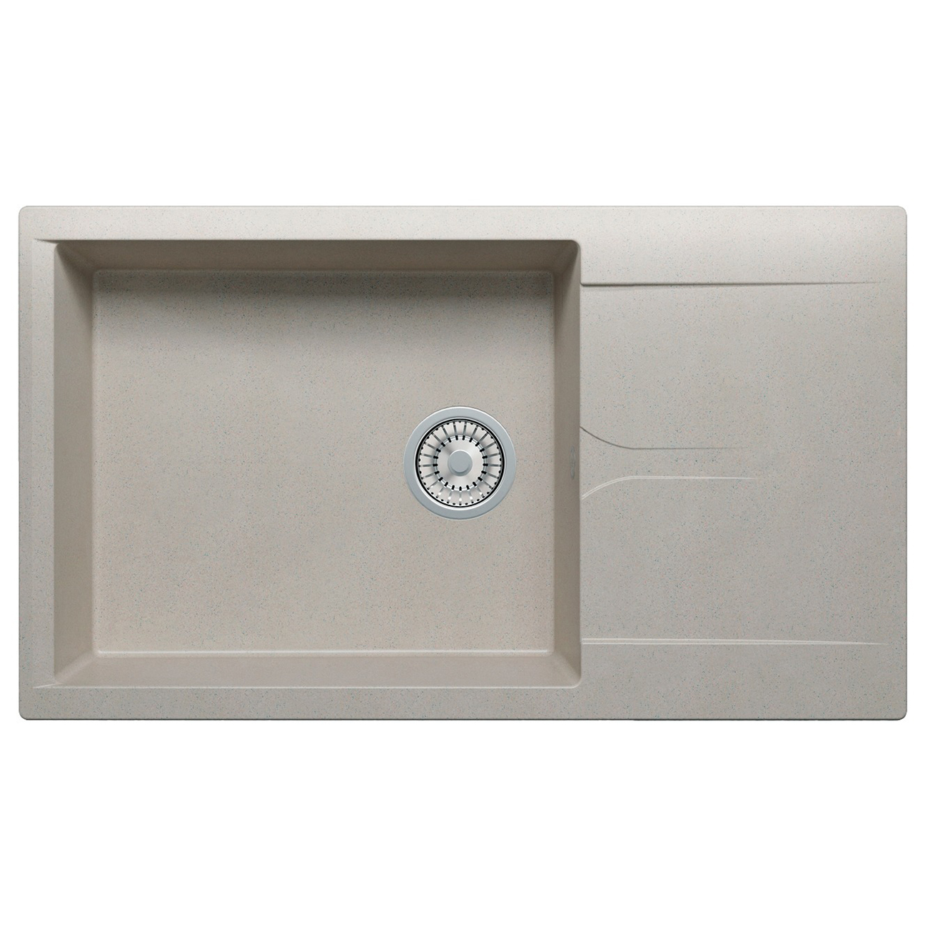 Раковина для кухни POLYGRAN GALS-862 №14 серый(444584) фото