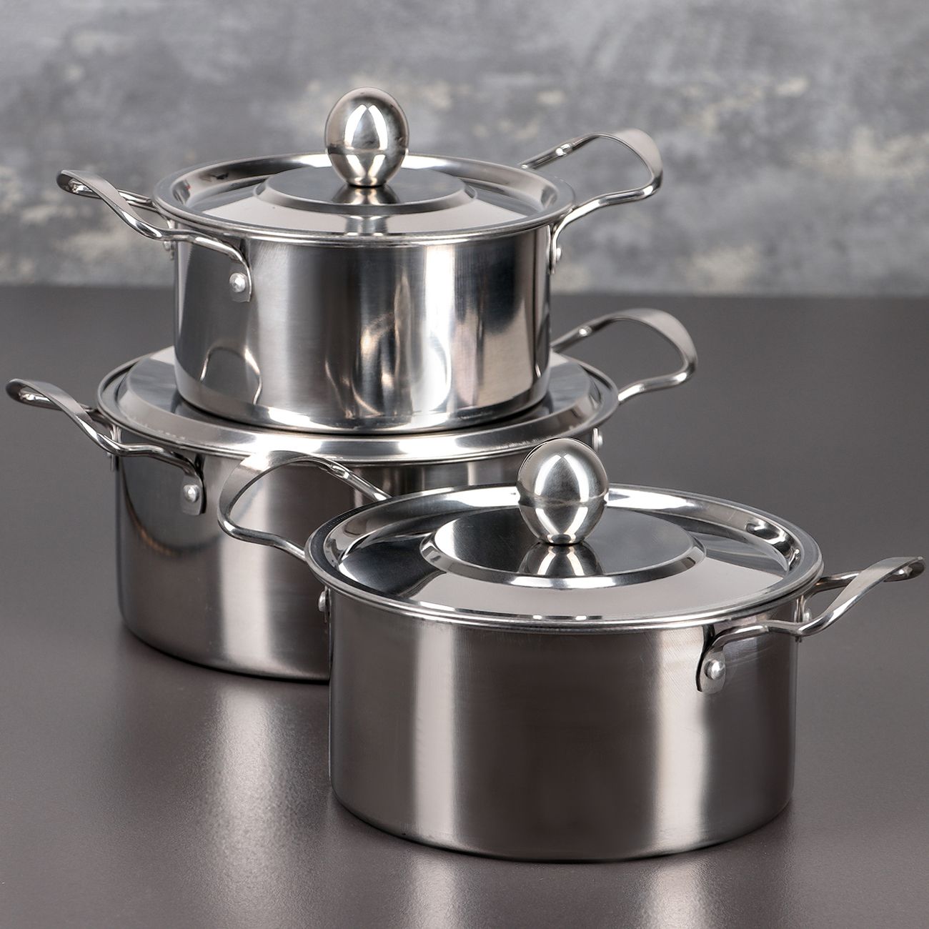 Набор кастрюль СИМАЛЕНД 3795405