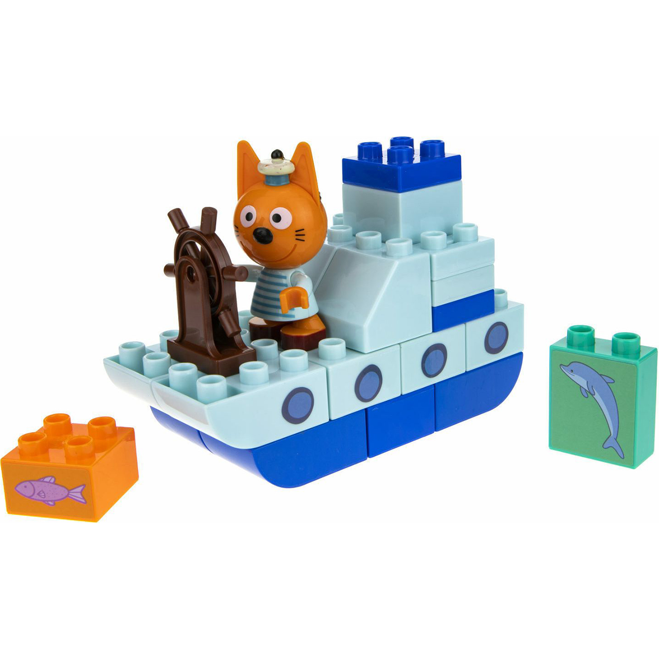 Конструктор детский Три Кота Коржик на корабле (Т19755)