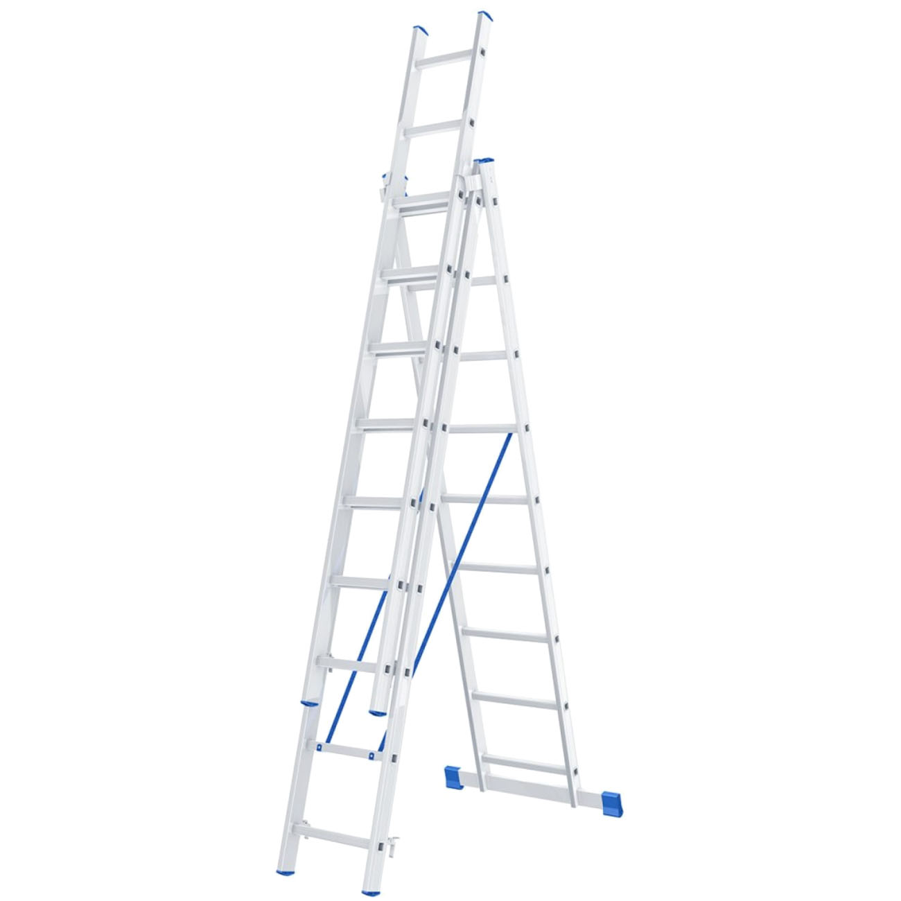 Стремянка Сибртех 3х9 ступеней, алюминиевая (97819)