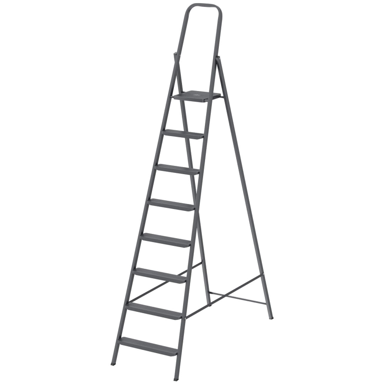 Стремянка Сибртех 8 ступеней, стальная компактная (97948)