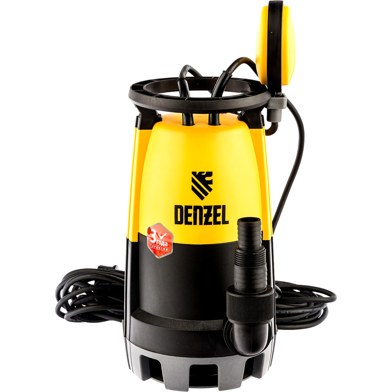 Дренажный насос Denzel DP600S, 13000 л/ч, напор 7 м (97268)