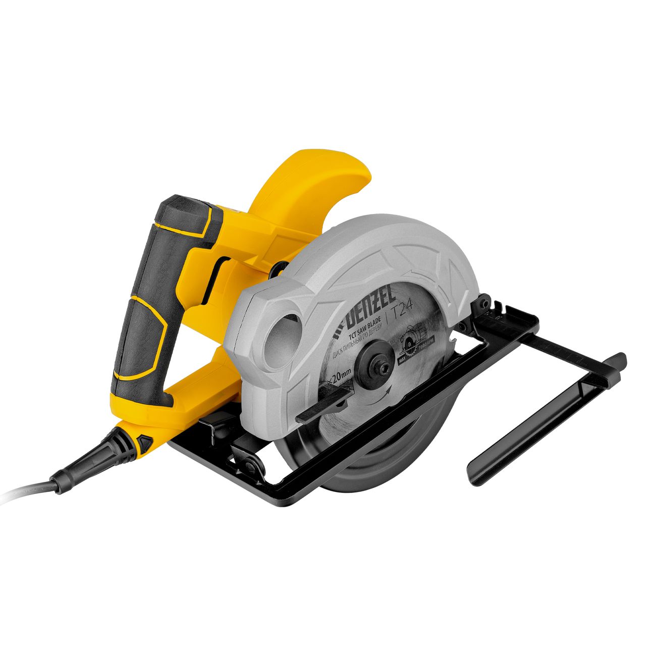 Пила циркулярная Denzel CS-165, 1200 Вт, 165 мм (27301)