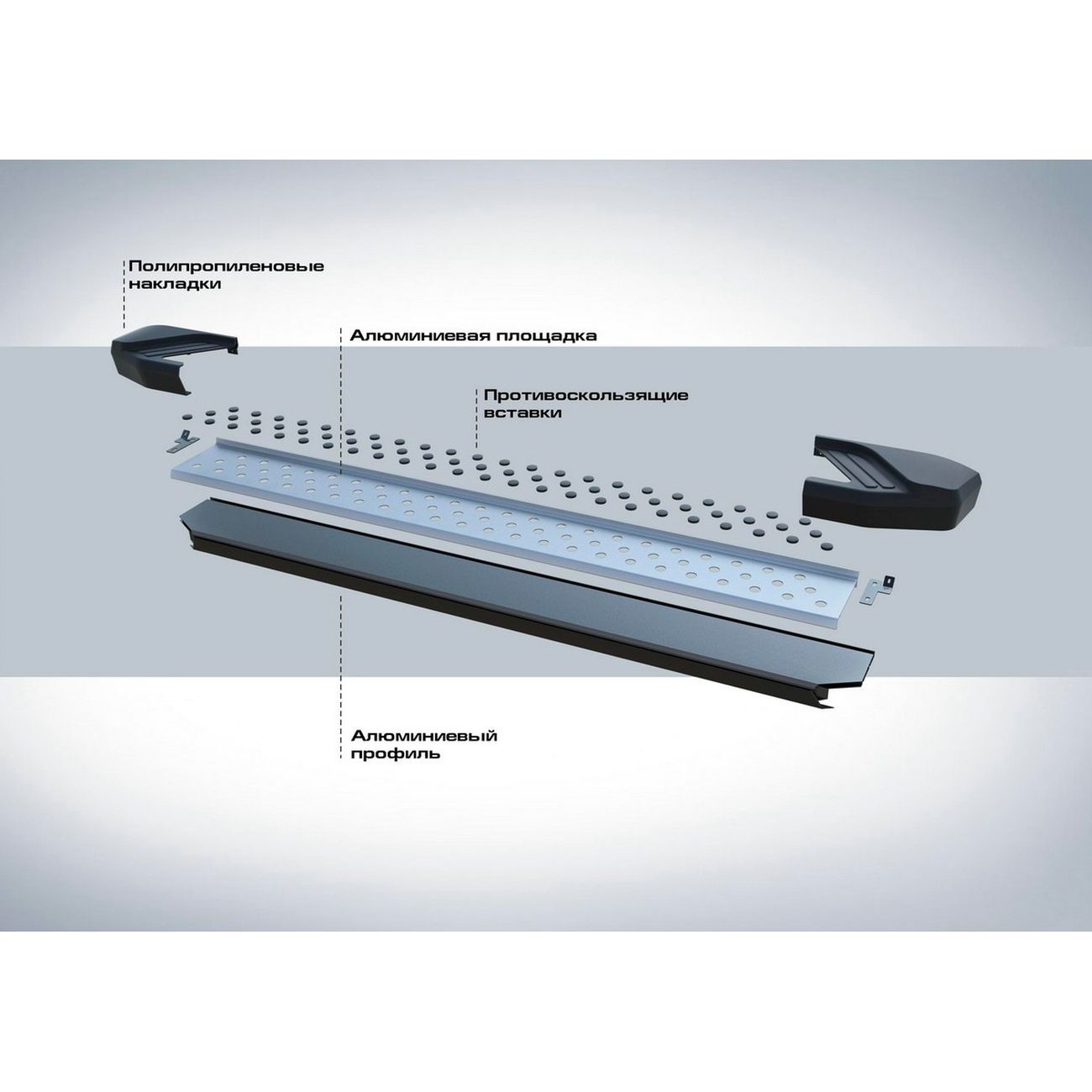 Порог Rival LADA Largus 2012+,LADA Largus Cross 2014+ (D193AL.6001.2)
