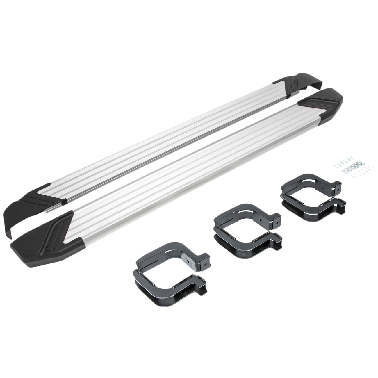 Порог Rival MITSUBISHI Pajero Sport 2008-13-16 серебристый