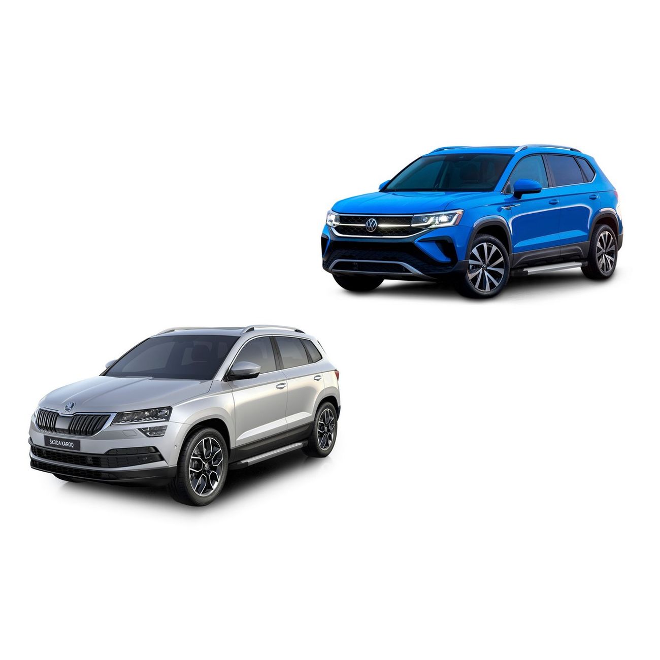 Порог Rival RIVAL,SKODA Karoq 2020+, VOLKSWAGEN Taos 2021+