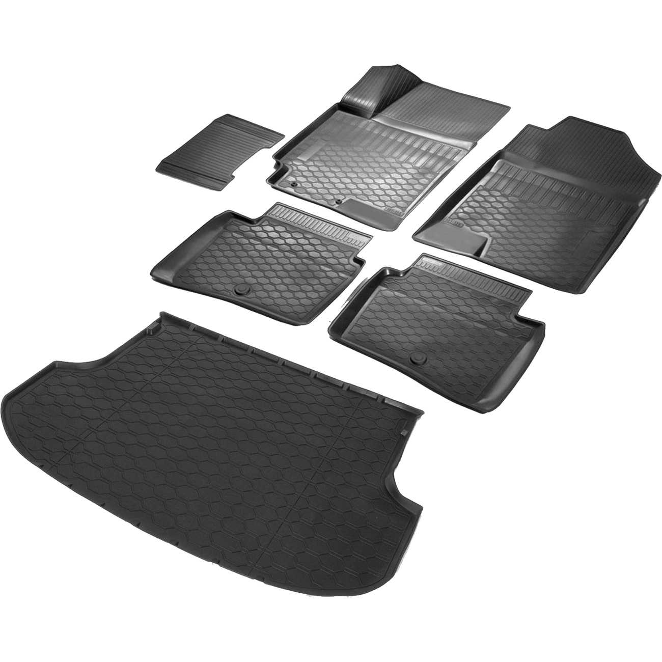 Коврик автомобильный Rival KIA Rio IV хэтчбек X-line 2017+, полиуретан