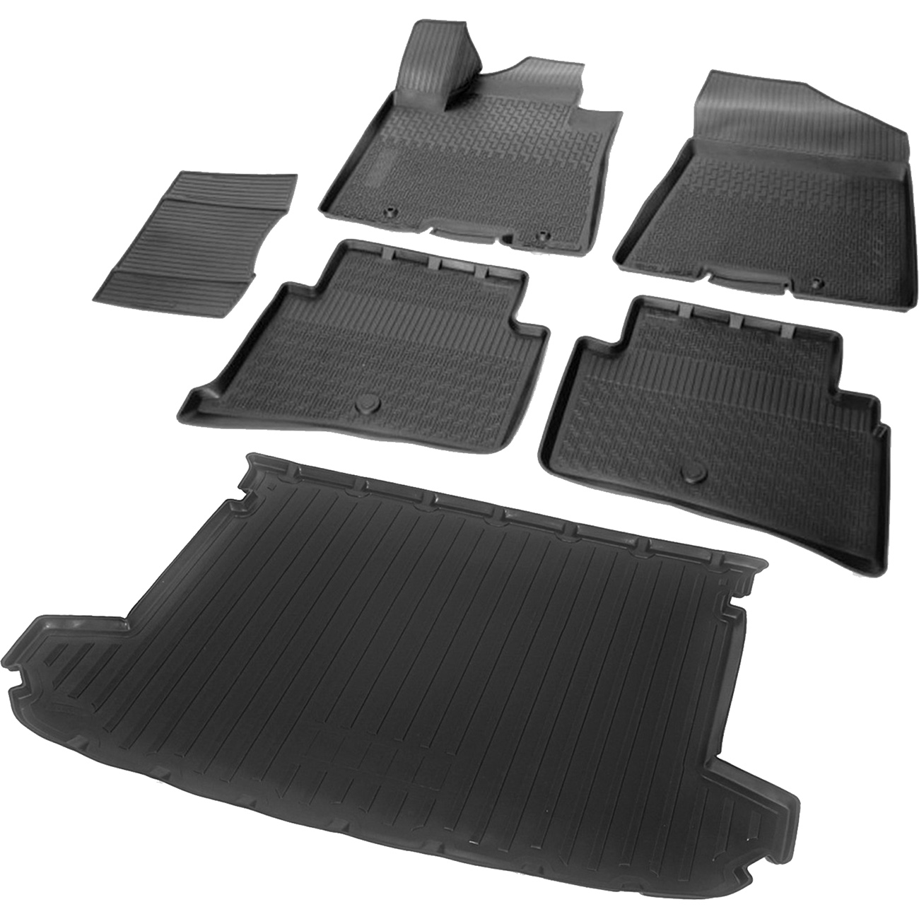 Коврик автомобильный Rival KIA Sportage IV 5-дв. 2016-18 2018+, полиуретан