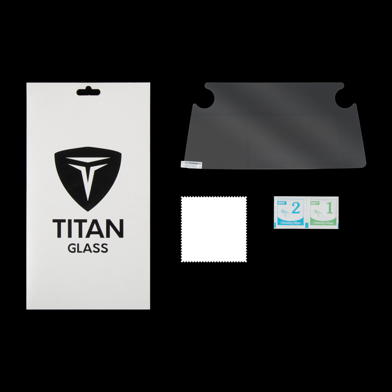 Накладки защитные Titan Glass SKODA Octavia (A7, 2017+ ГУ Bolero 8.0''