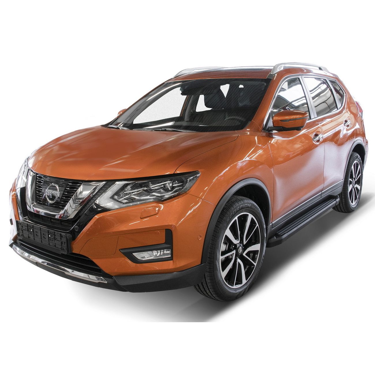 Пороги Rival NISSAN X-Trail 2013-2018+ (F173ALB.4113.1)