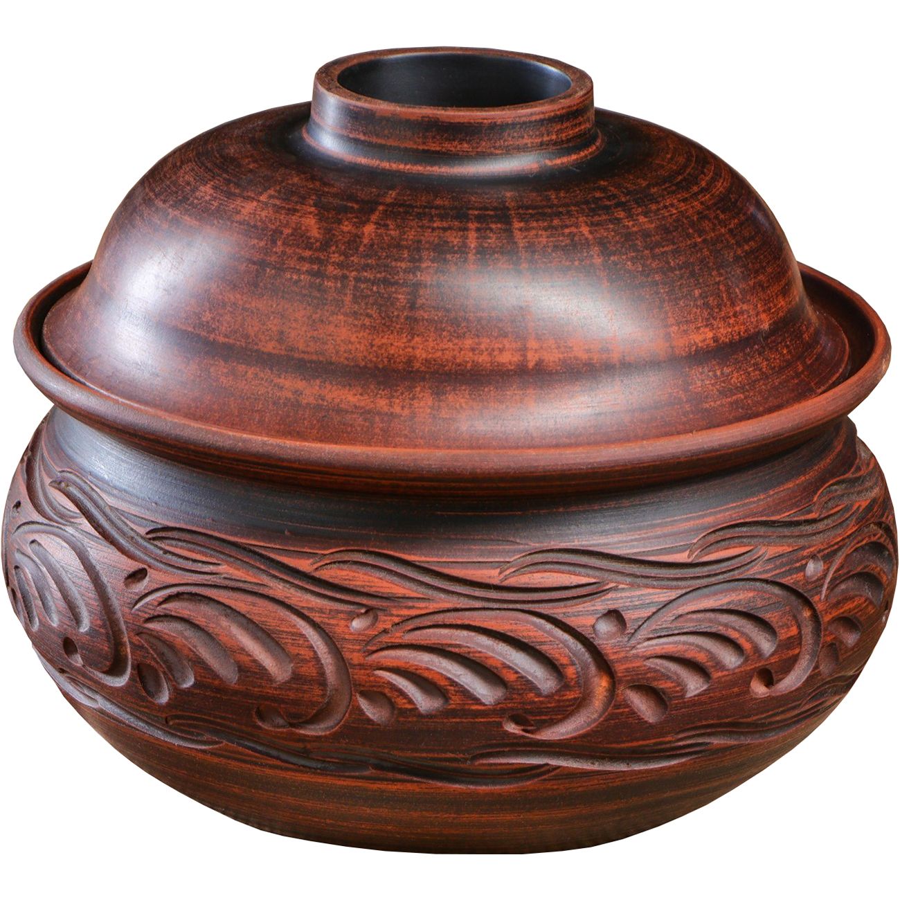 Горшок для запекания Красная глина 1.8 л 4833375