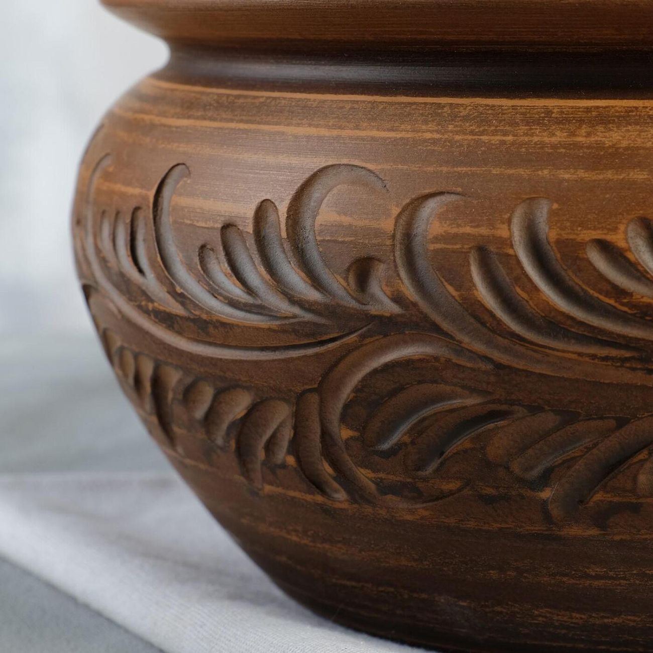 Горшок для запекания Красная глина 4 л 4896110