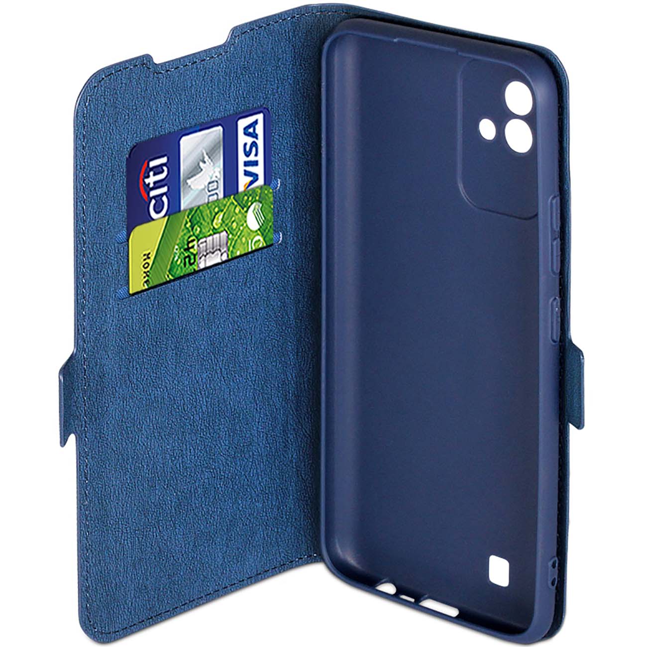 Чехол DF для Realme Narzo 50i rmFlip-23 синий