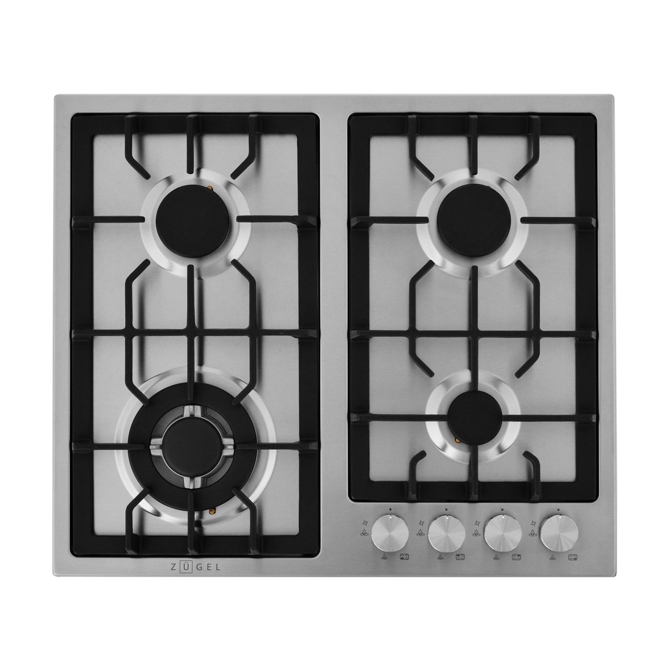 Встраиваемая газовая панель независимая ZUGEL ZGH601X фото