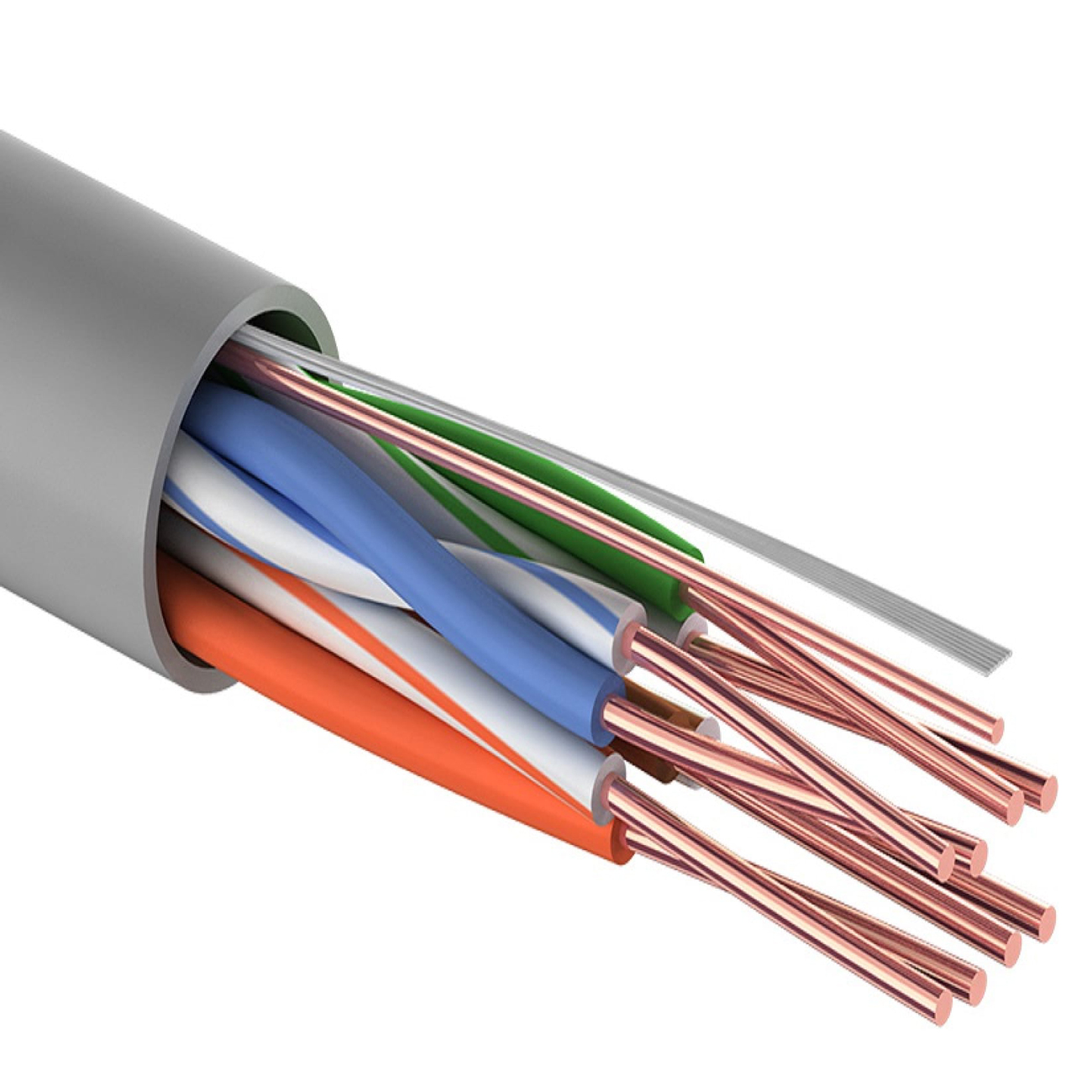 Кабель для компьютера Proconnect витая пара омедненный, U/UTP, 4PR, 25 м фото