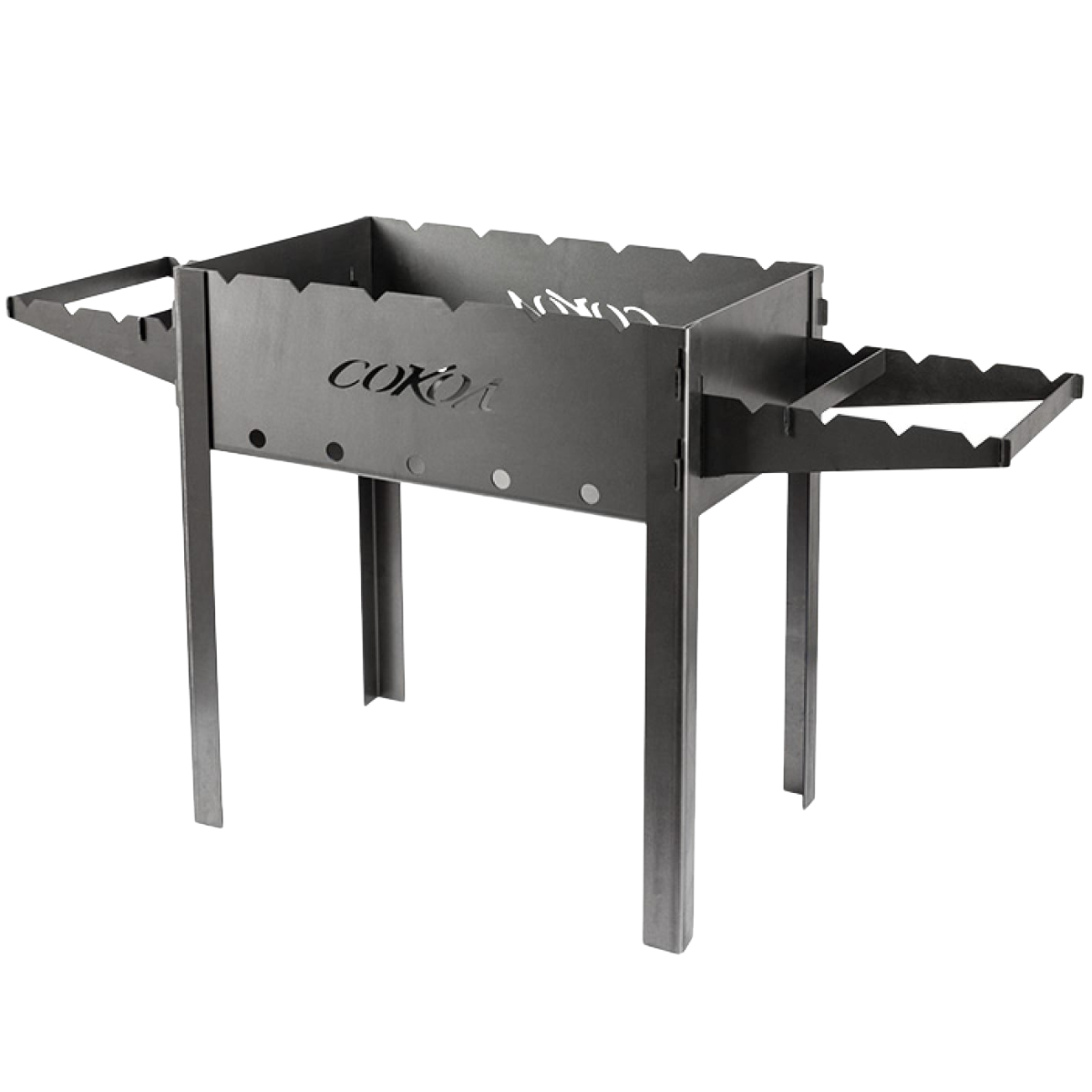 Мангал Сокол стальной, жаровня 50х30 см