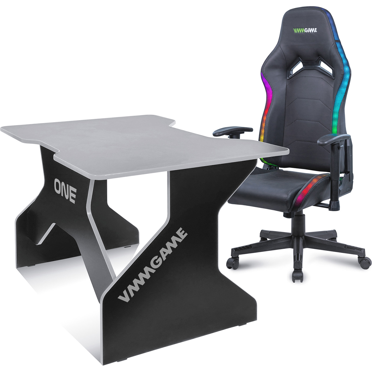 Стол компьютерный игровой VMMGAME ONE темно-серый