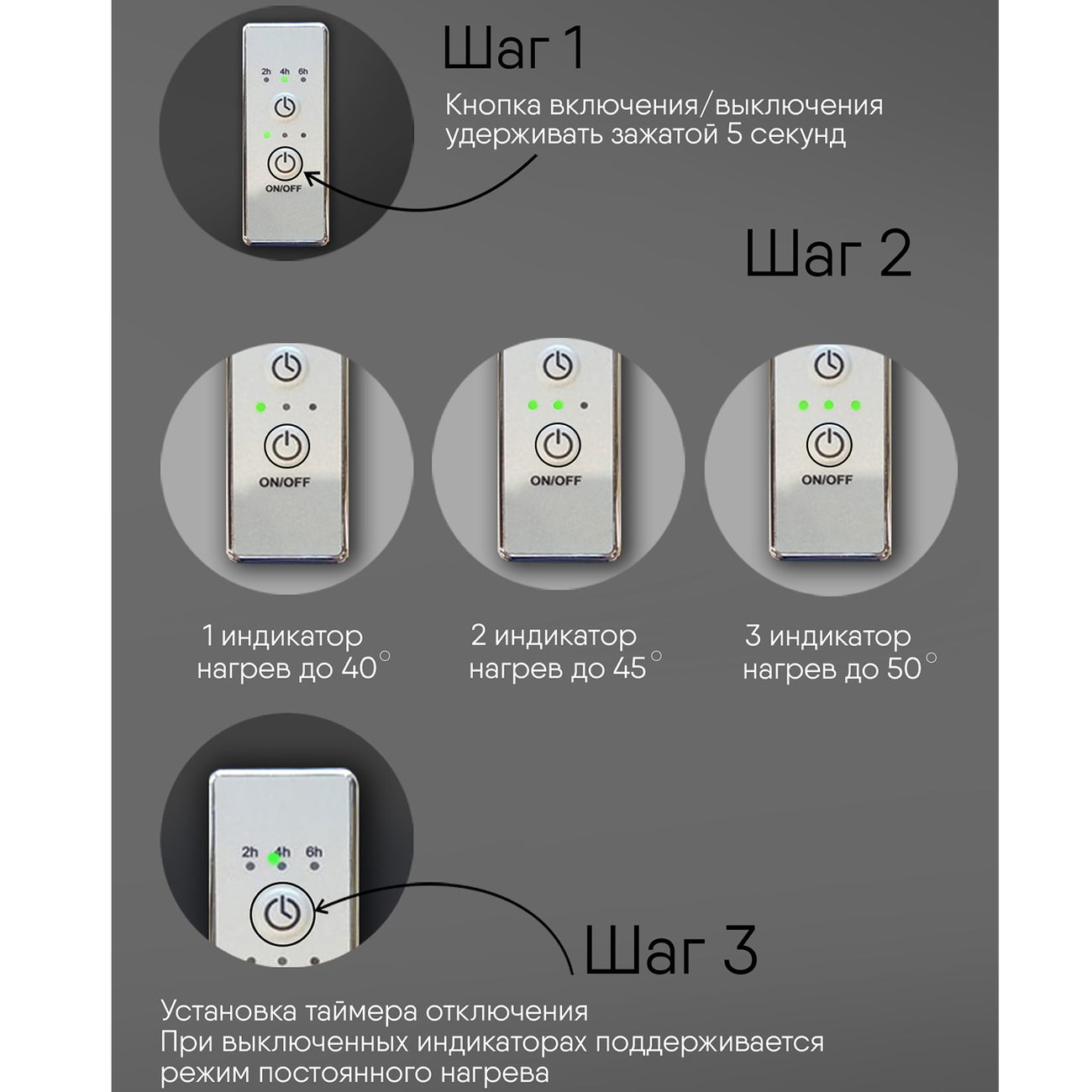 Полотенцесушитель электрический Indigo Attic Черный муар LСLATCE100-50BRRt