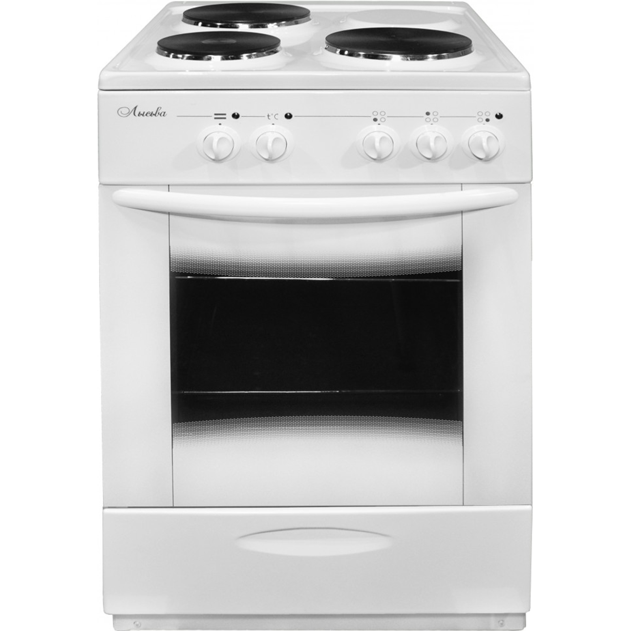 Электрическая плита Лысьва ЭП 301 МС White, без крышки