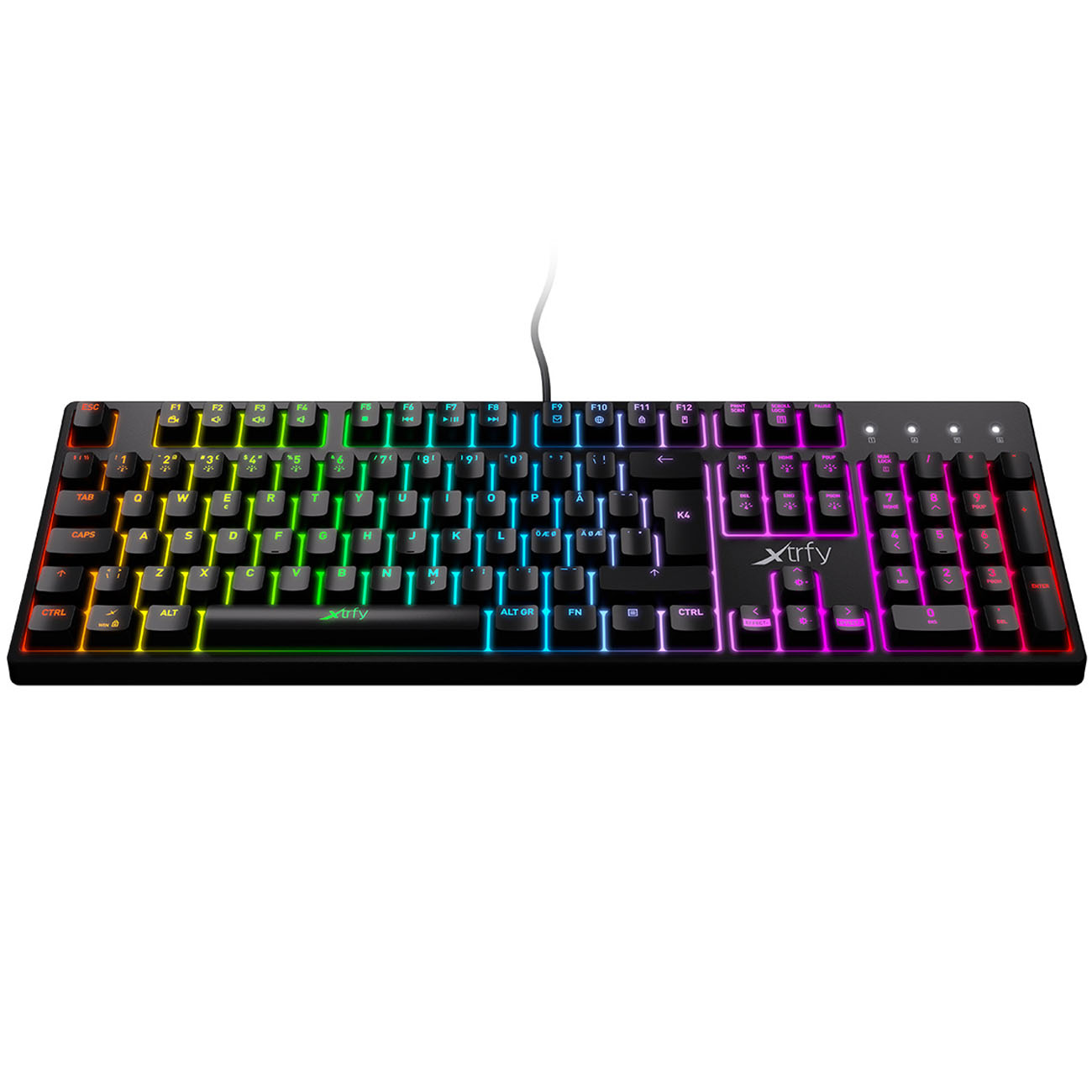 Игровая клавиатура Xtrfy K4 RGB Black (XG-K4-RGB-R-RUS)