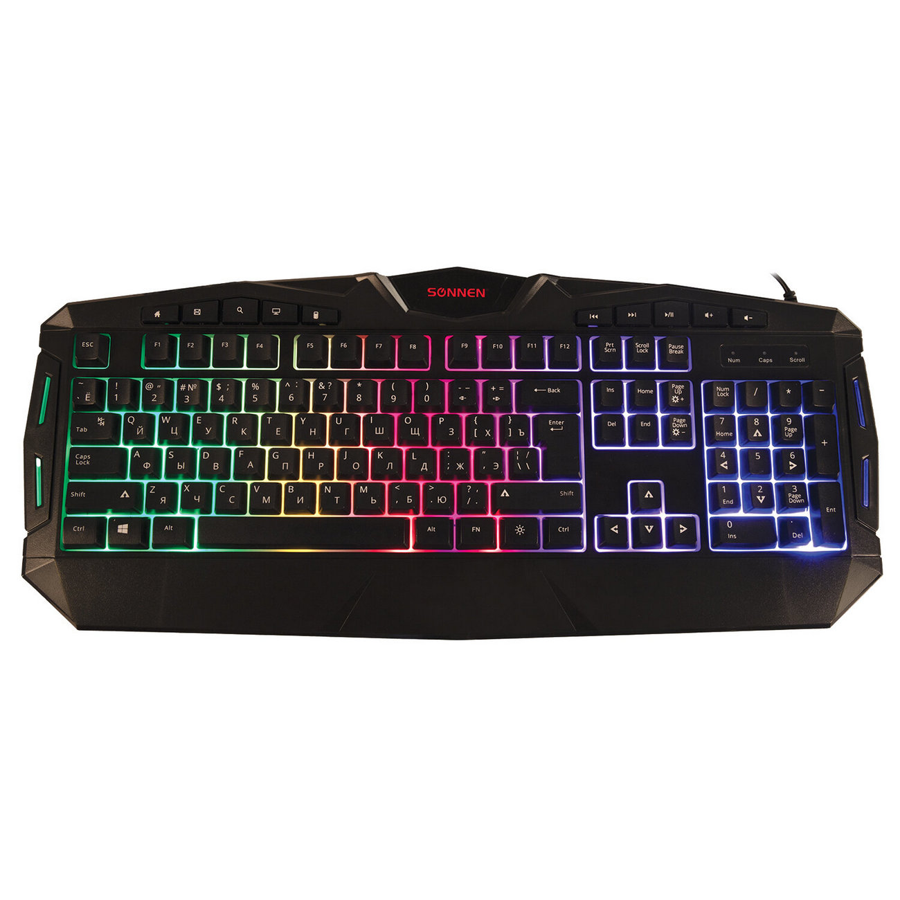Игровая клавиатура Sonnen Q9M USB подсветка