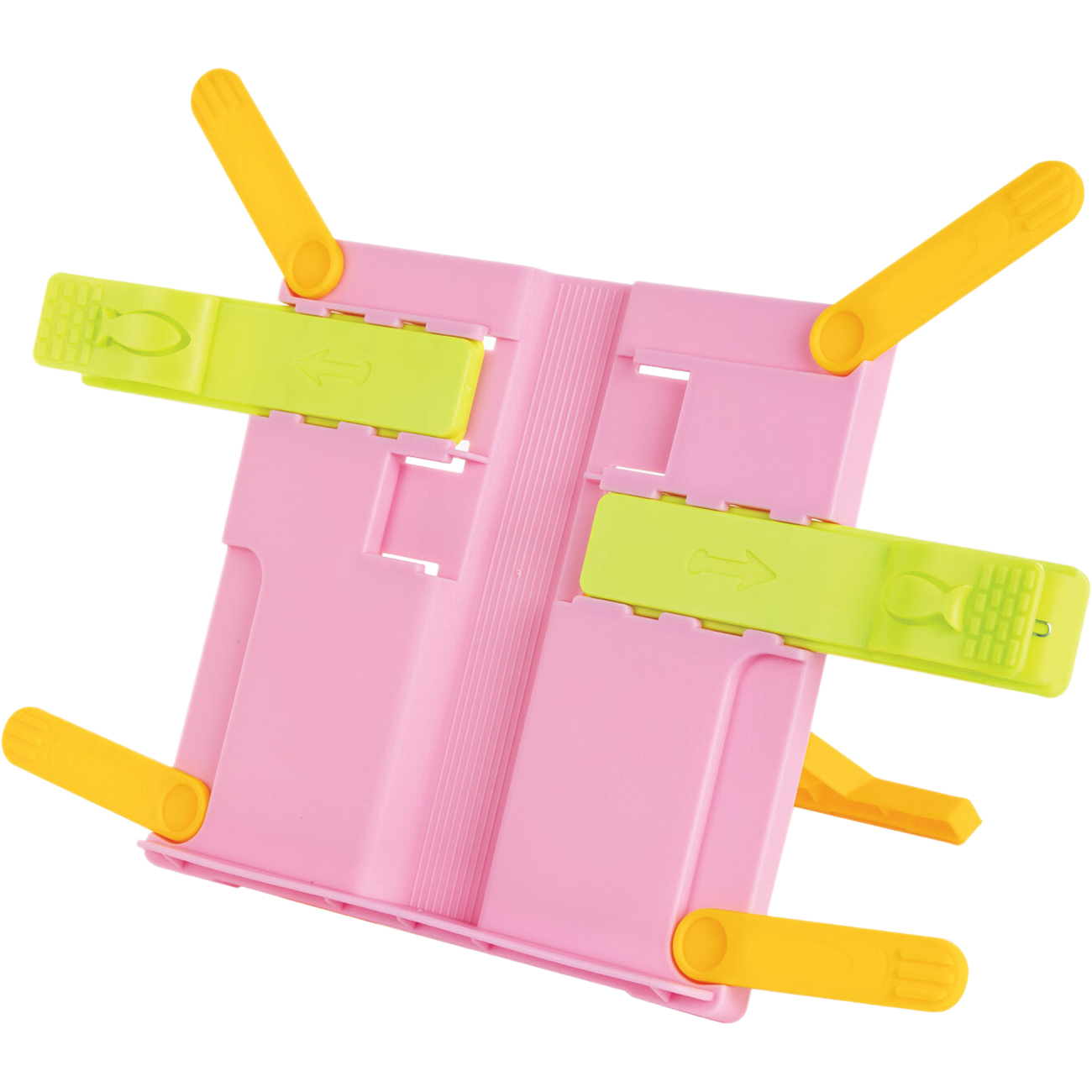 Подставка Юнландия пластик розовая