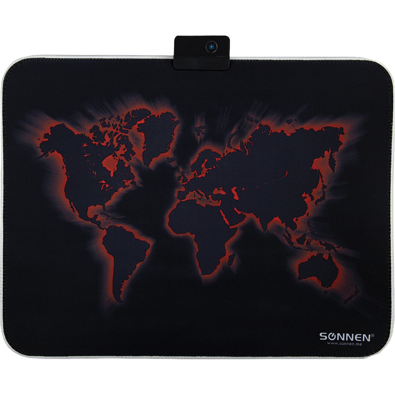 Игровой коврик Sonnen ЧЕРНЫЙ 350х270х4мм