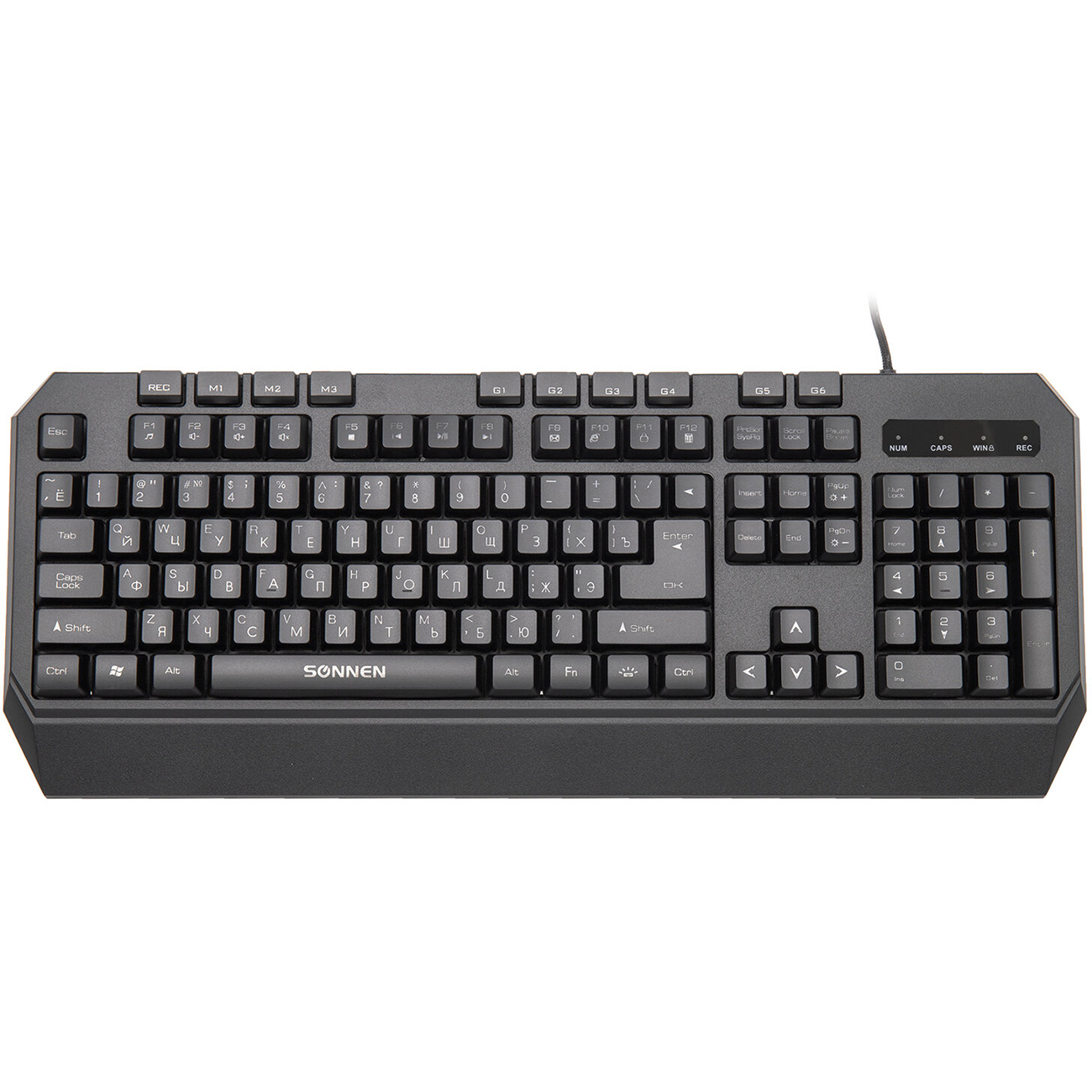 Игровая клавиатура Sonnen KB-7700 USB подсветка