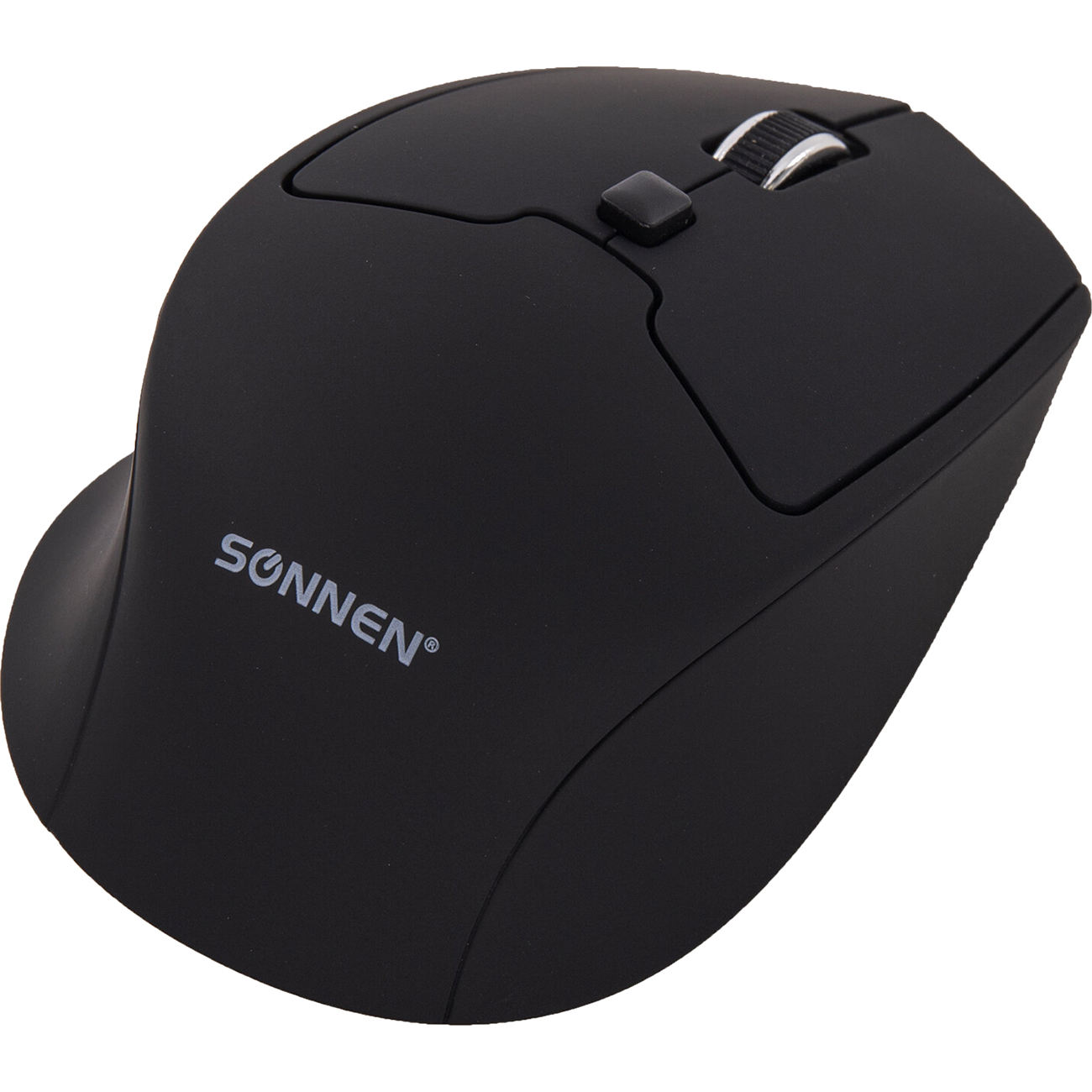 Мышь беспроводная Sonnen V33 Soft-touch черная