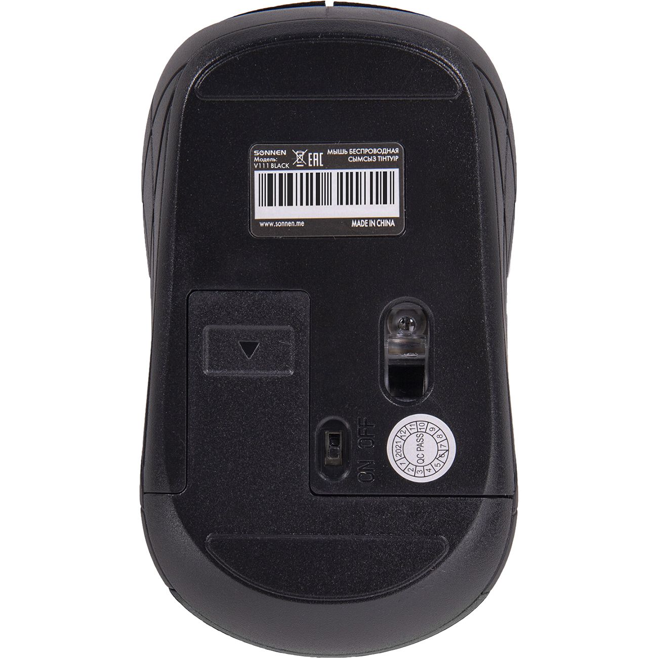Мышь беспроводная Sonnen V111 черная