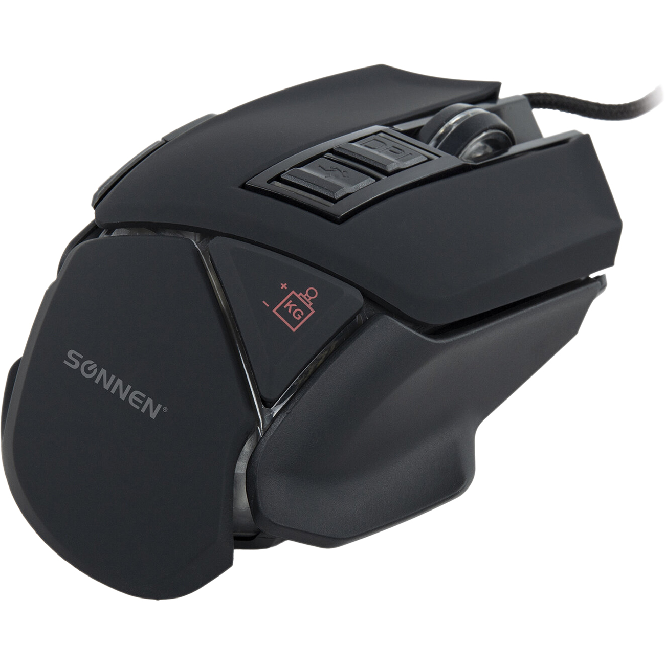 Игровая мышь Sonnen Q10 USB подсветка черная