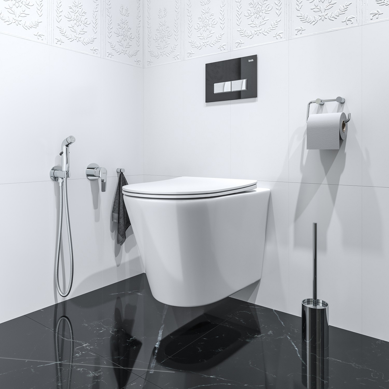 Гигиенический душ Iddis Встраиваемый с гигиен.душем, Ray, RAYSBR2i08