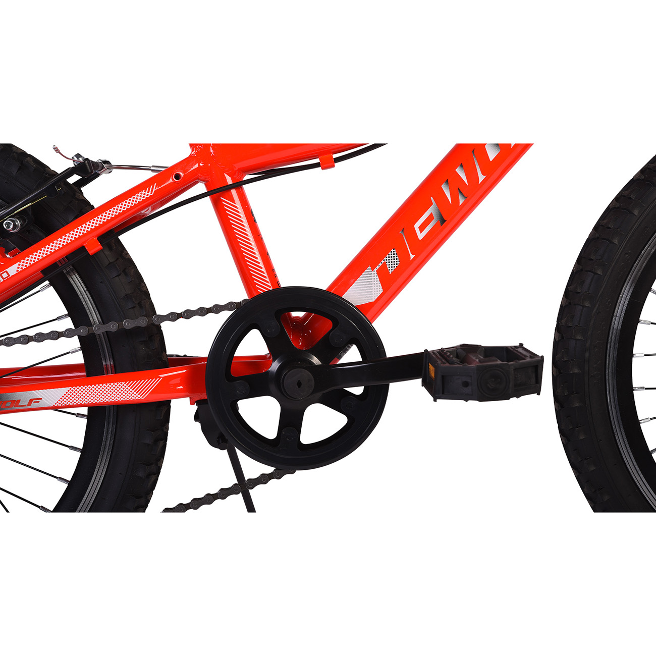 Велосипед Dewolf Ridly 20, 20, neon red/white/black