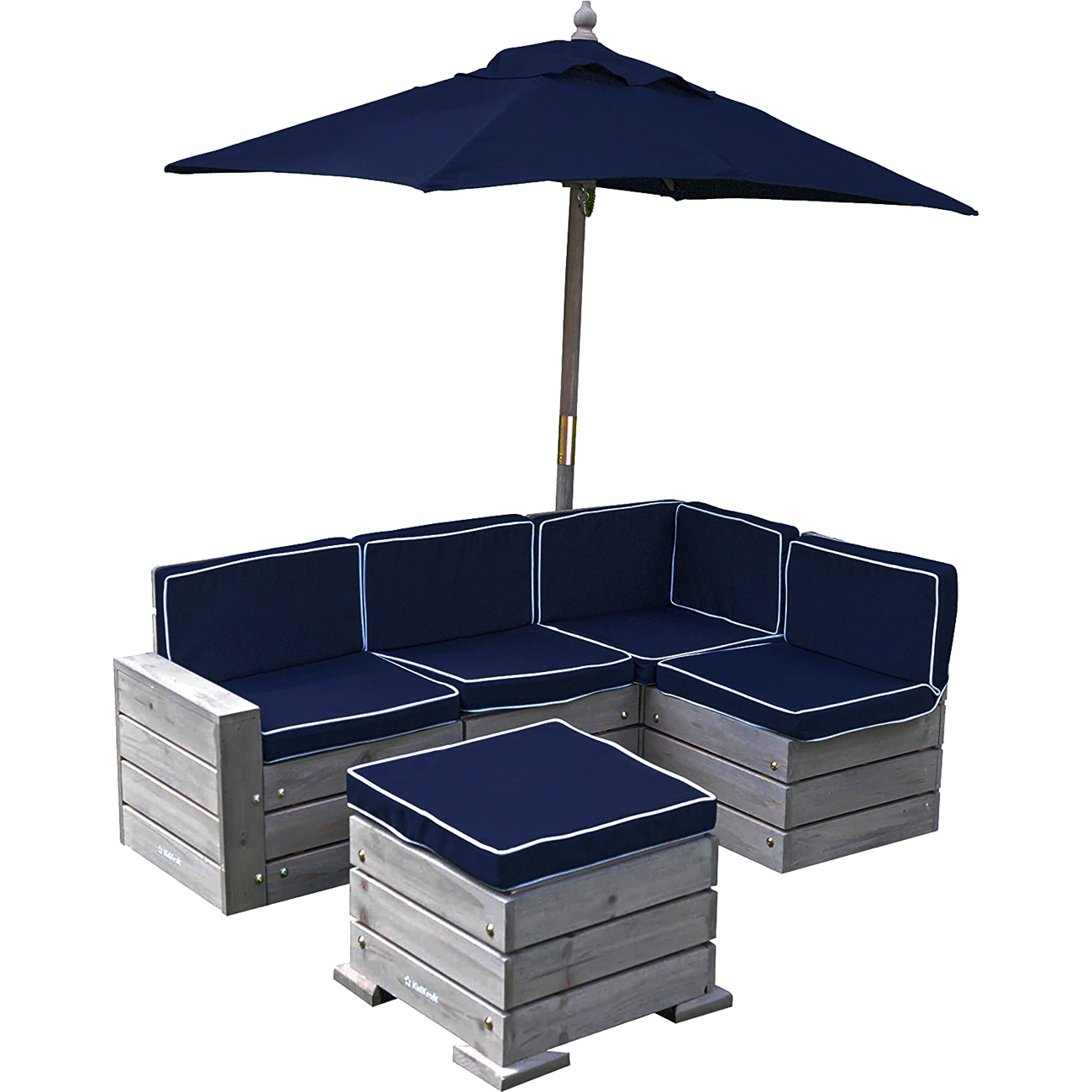 Садовая мебель Kidkraft секионный диван пуфстол зонт 20177_KE