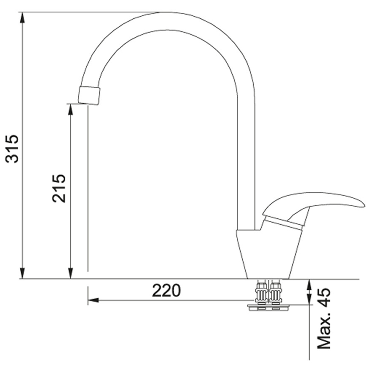 Смеситель Franke Platino шоколад 115.0289.894