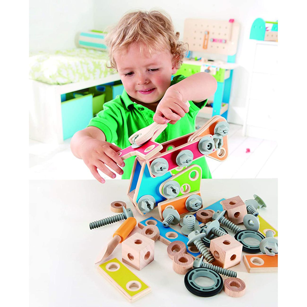 Конструктор детский Hape Мастер (E3081_HP)