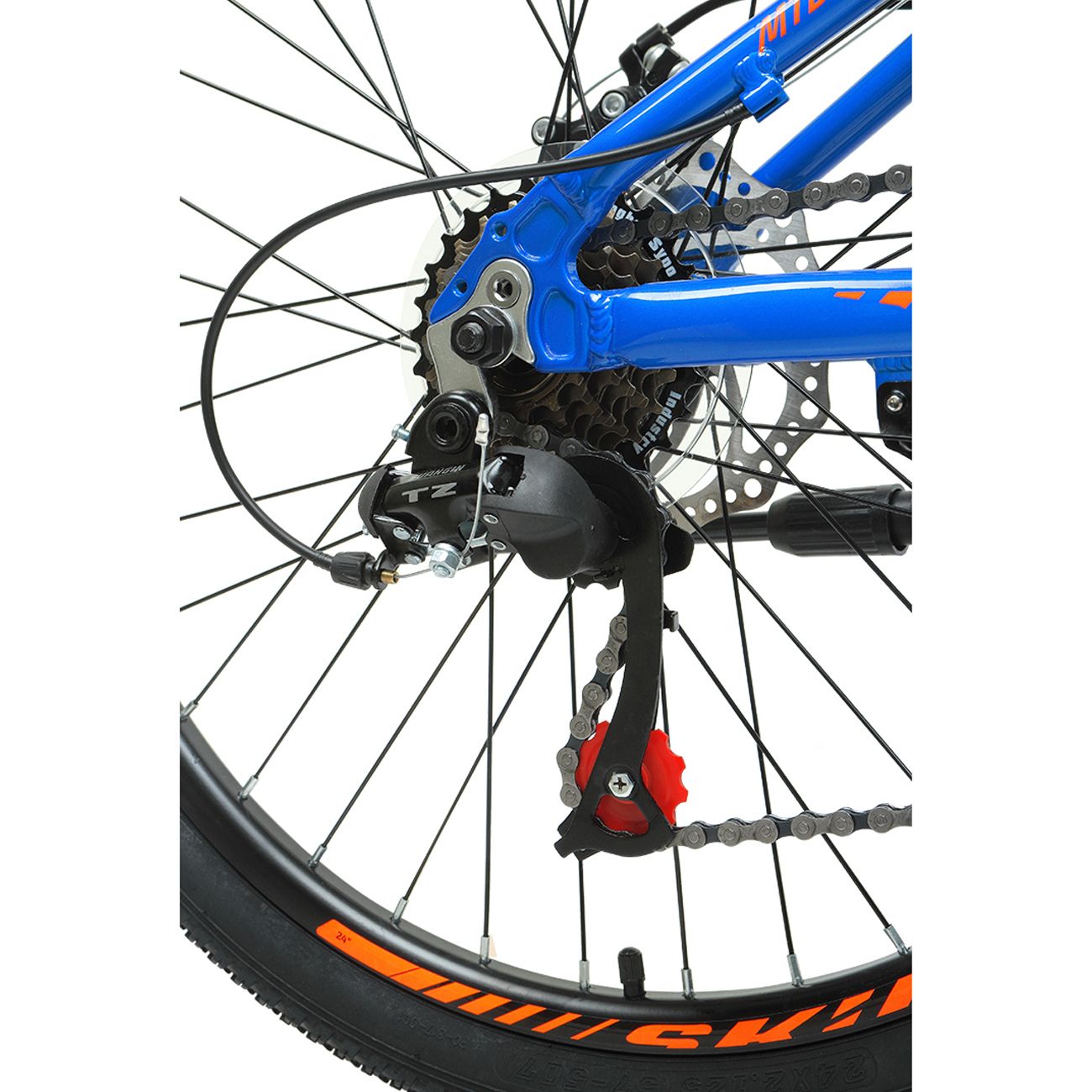 Велосипед Skif 24 Disc 2021 синий/ярко-оранжевый