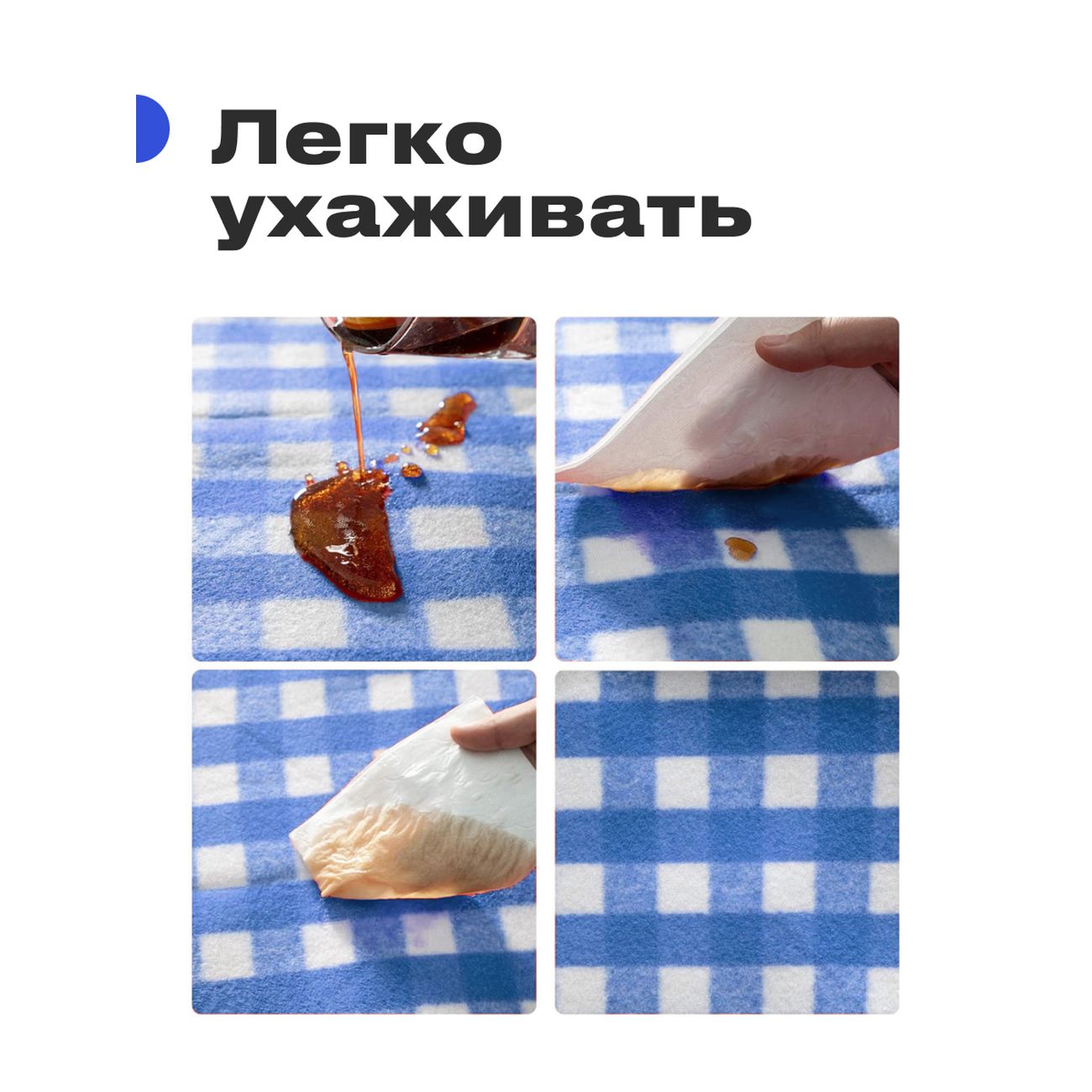 Коврик туристический RoadLike для пикника PicNic синий