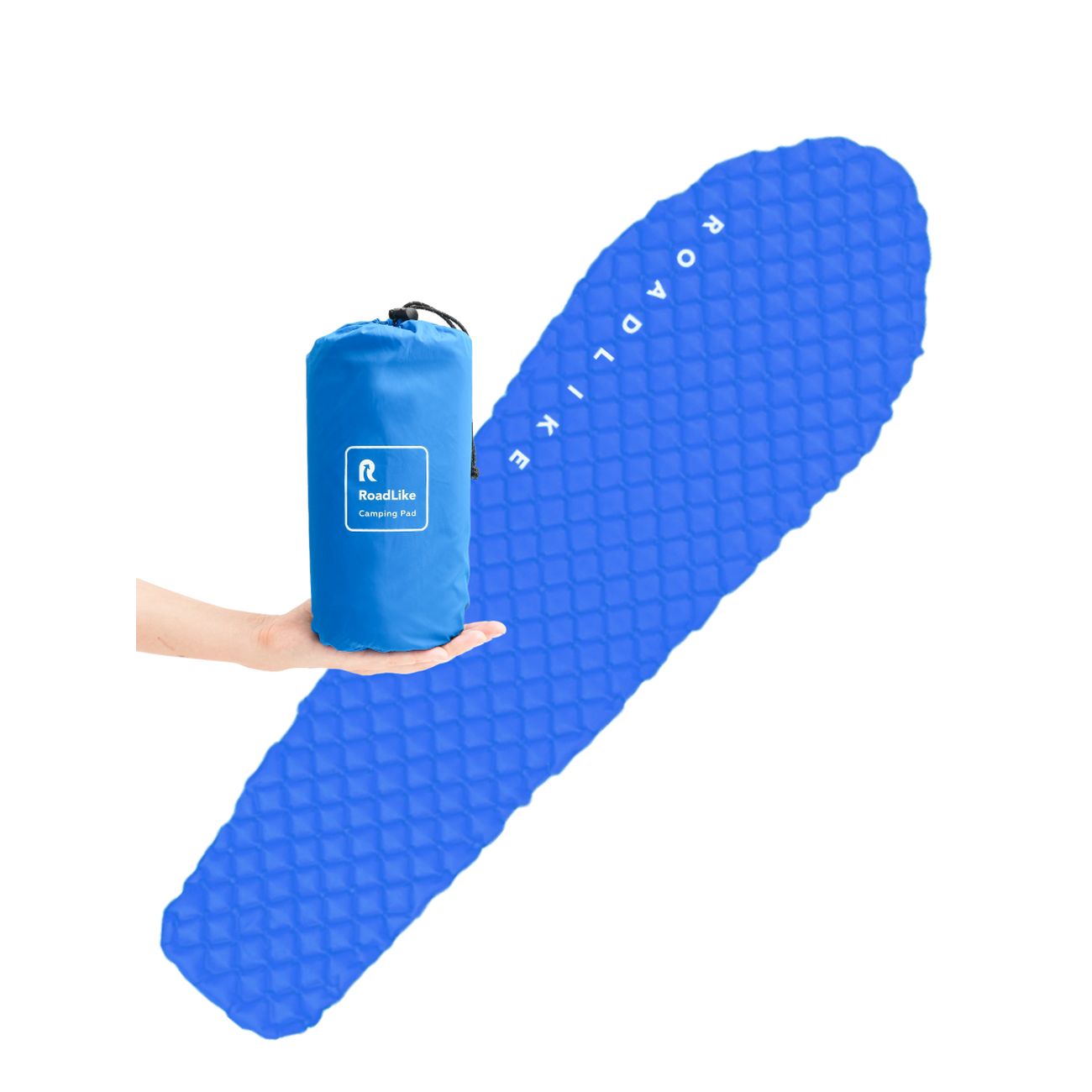 Коврик туристический RoadLike надувной Camping синий