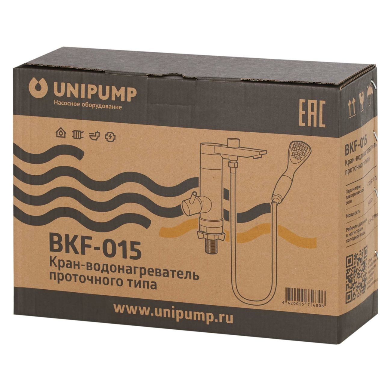 Кран-водонагреватель Unipump BKF-015 (38709)