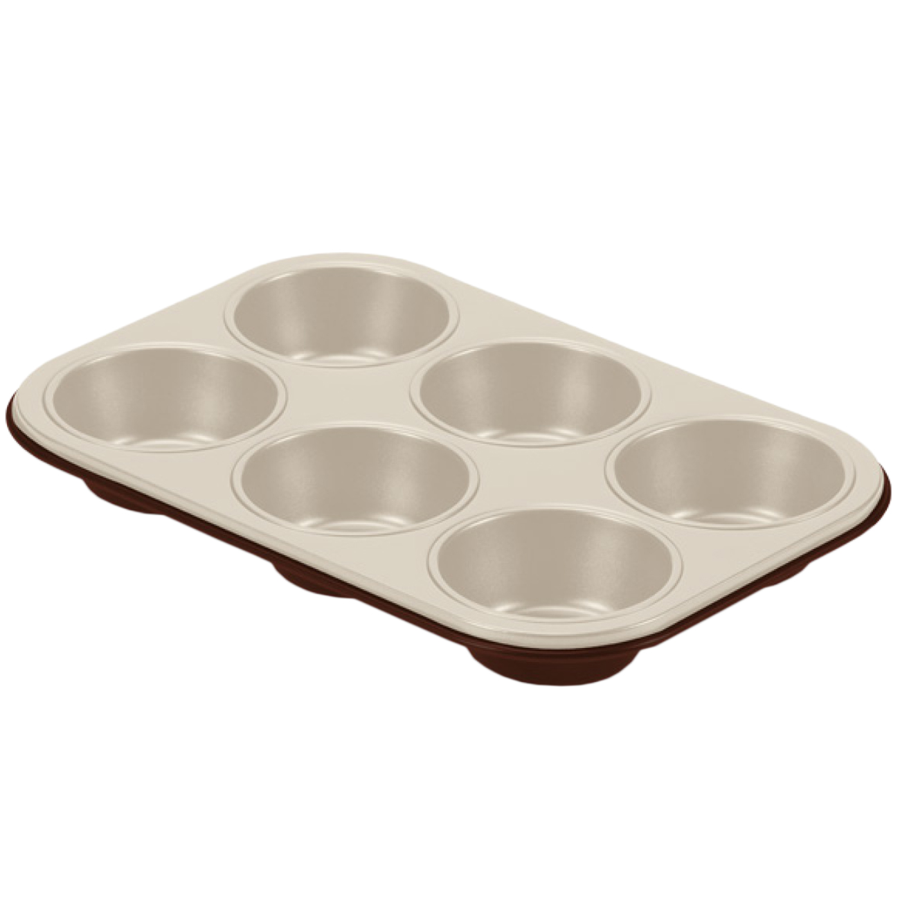 Форма для выпекания (металл) Guardini Chocoform для 6 маффинов 27x185 см