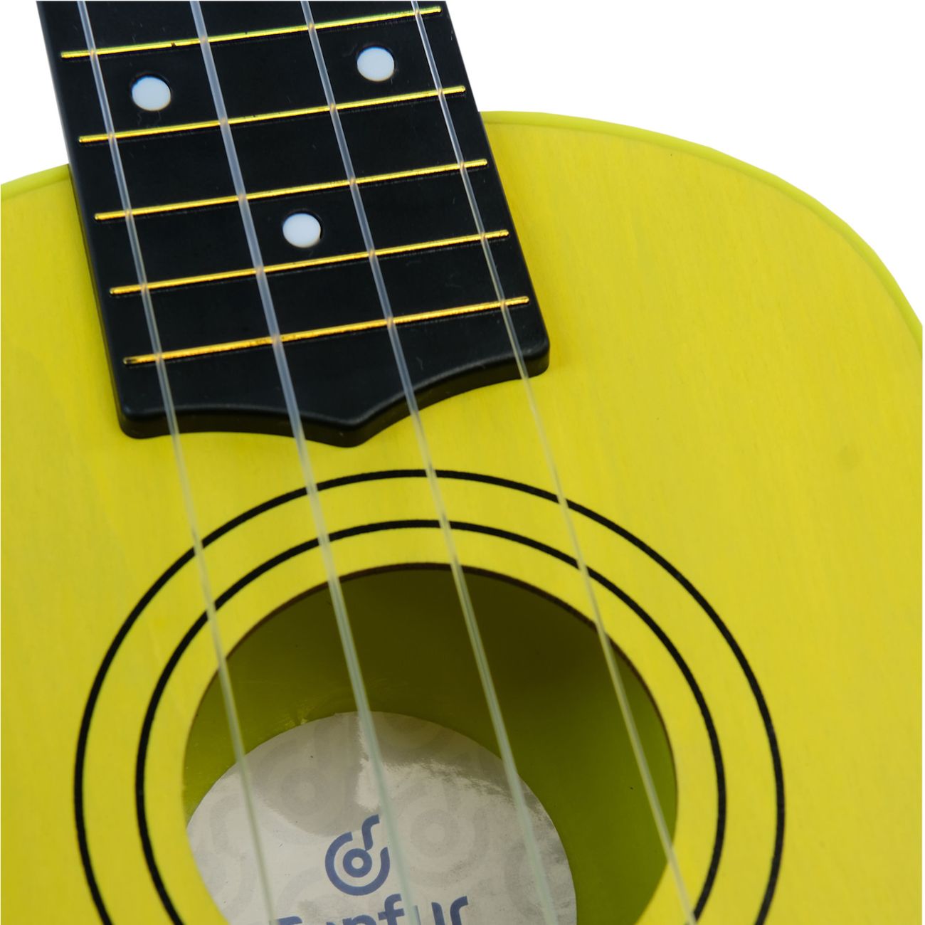 Укулеле Funfur Music Сопрано пластик/дерево желтый