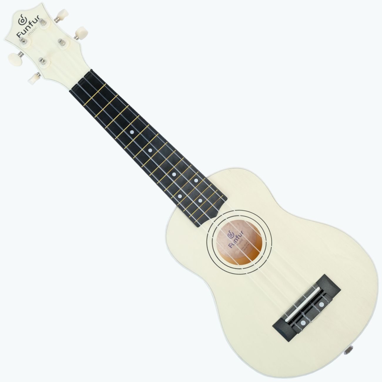 Укулеле Funfur Music Сопрано пластик/дерево кремовый