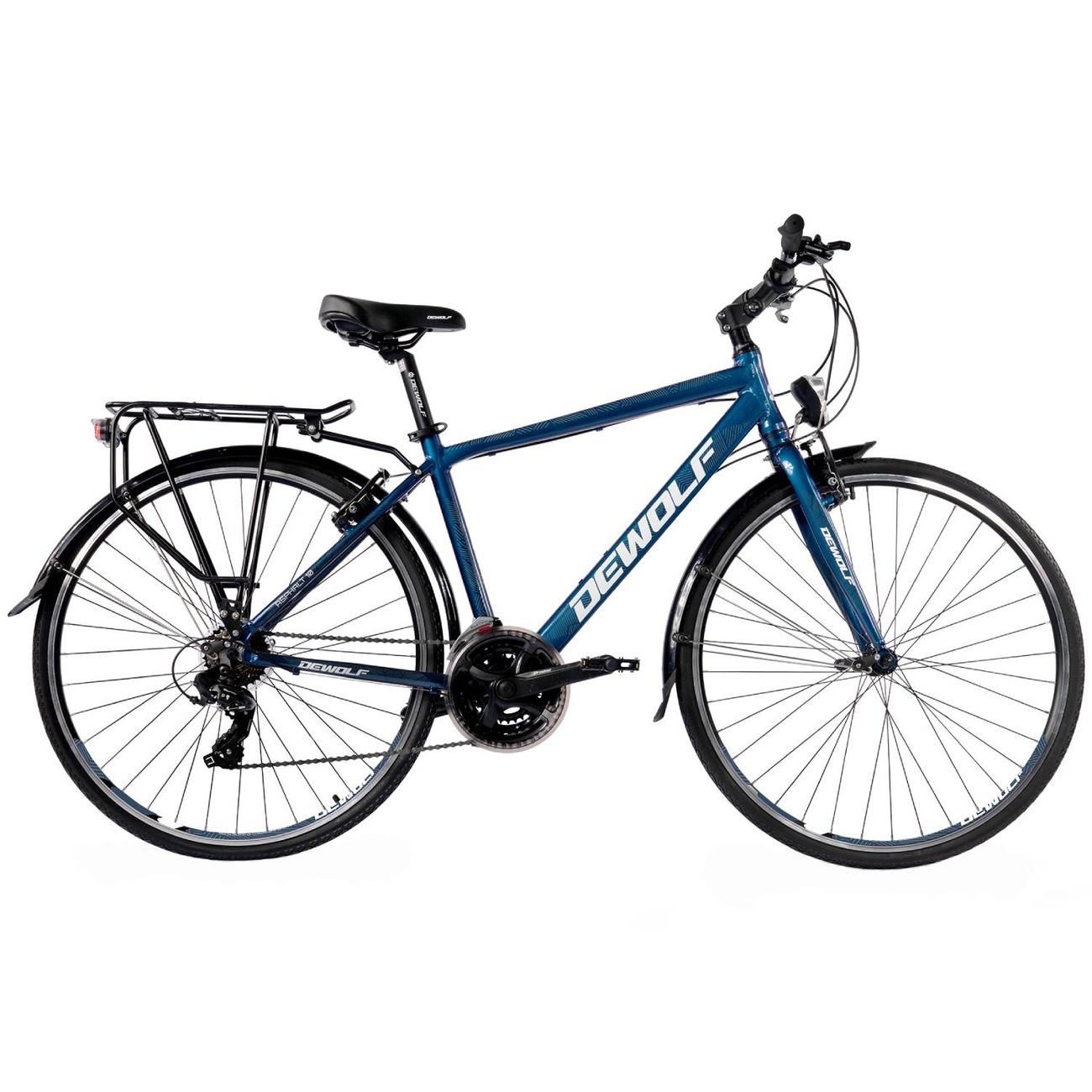 Велосипед Dewolf Asphalt 10, 18, chameleon dark night/white/grey