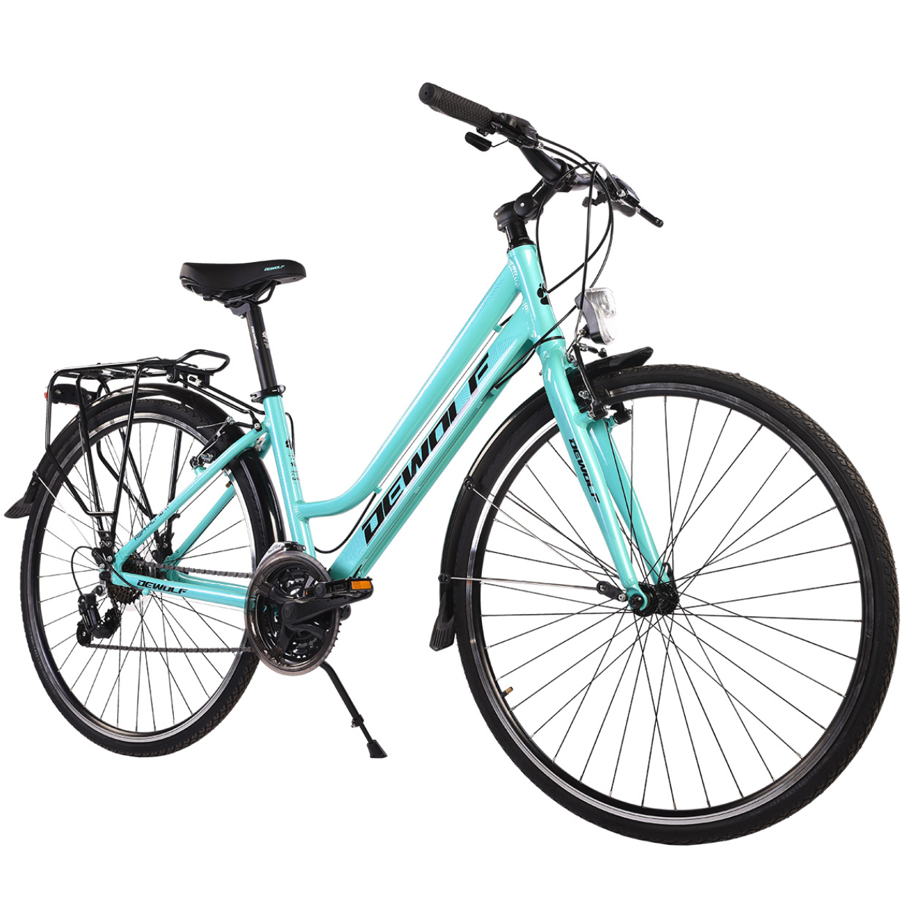 Велосипед Dewolf Asphalt 10 W, 16, chameleon sky blue/white/blue