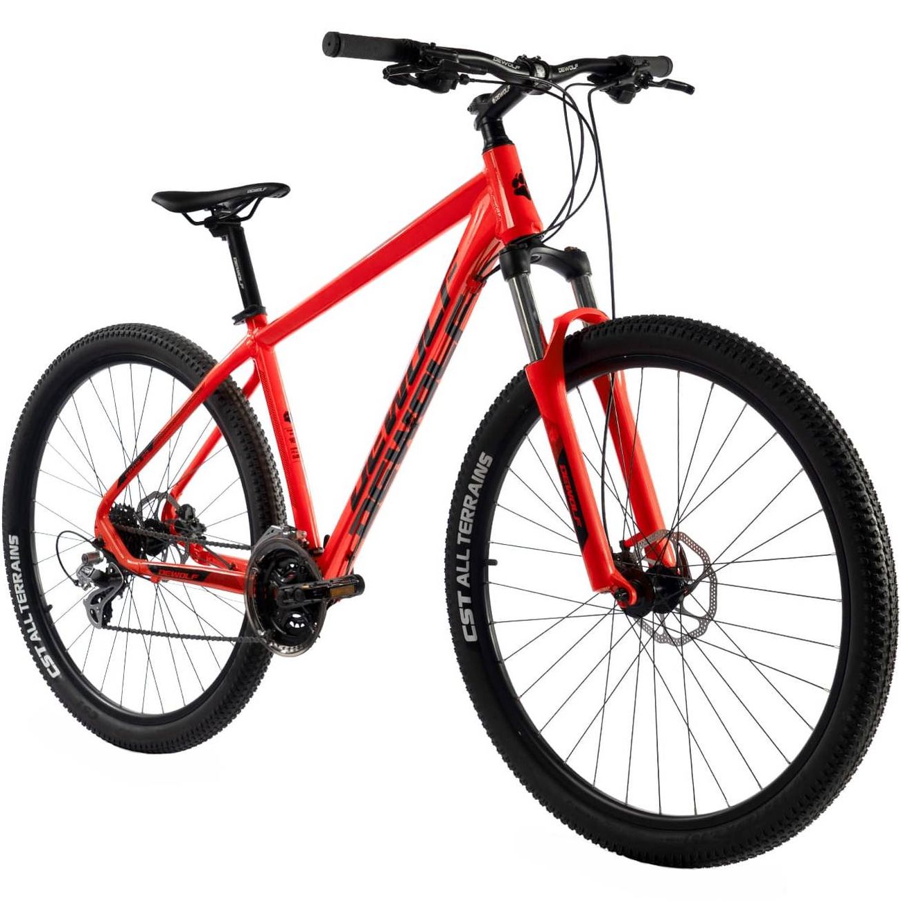 Велосипед Dewolf Grow 20, 20, neon red/black/red