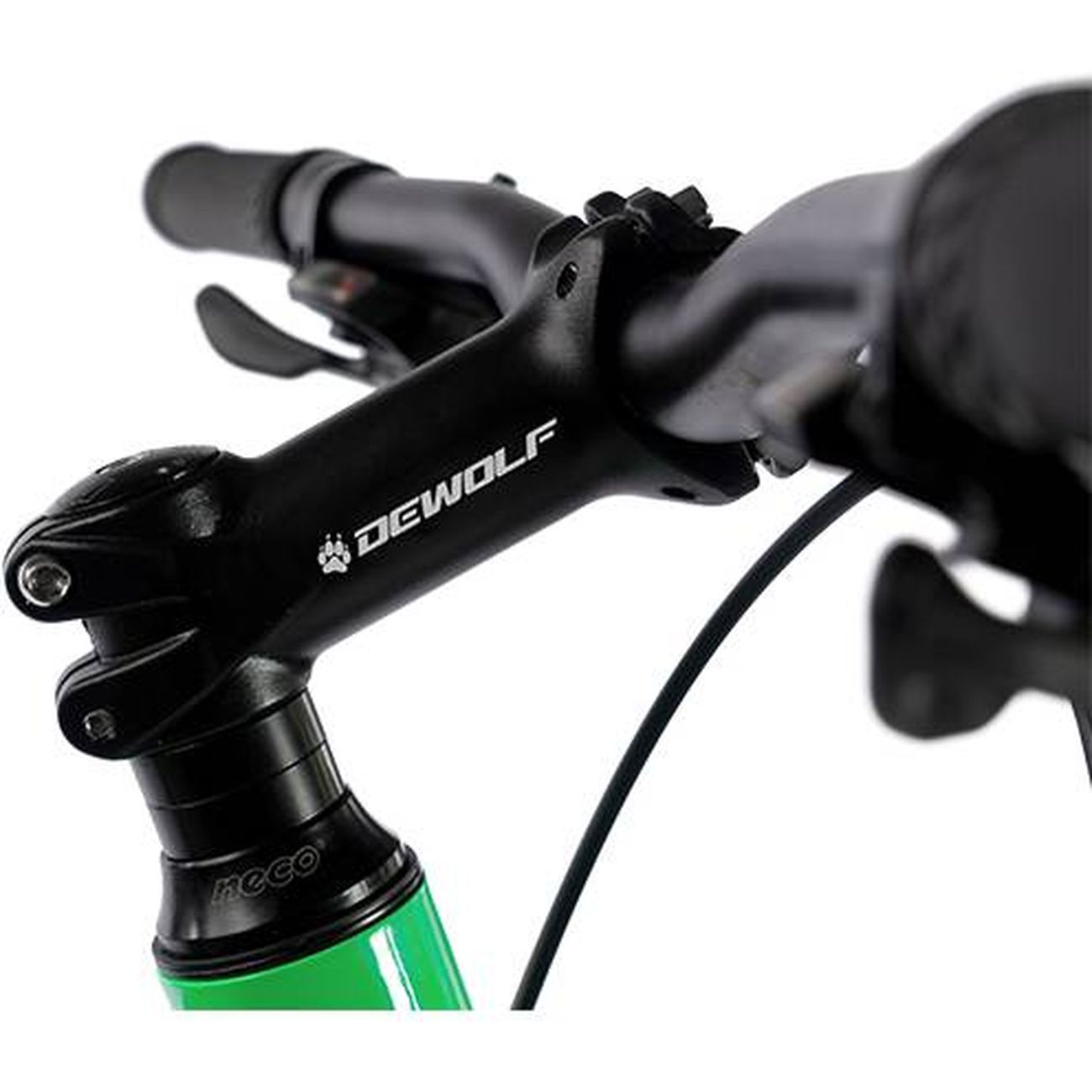 Велосипед Dewolf Grow 30, 18, neon green/black/green