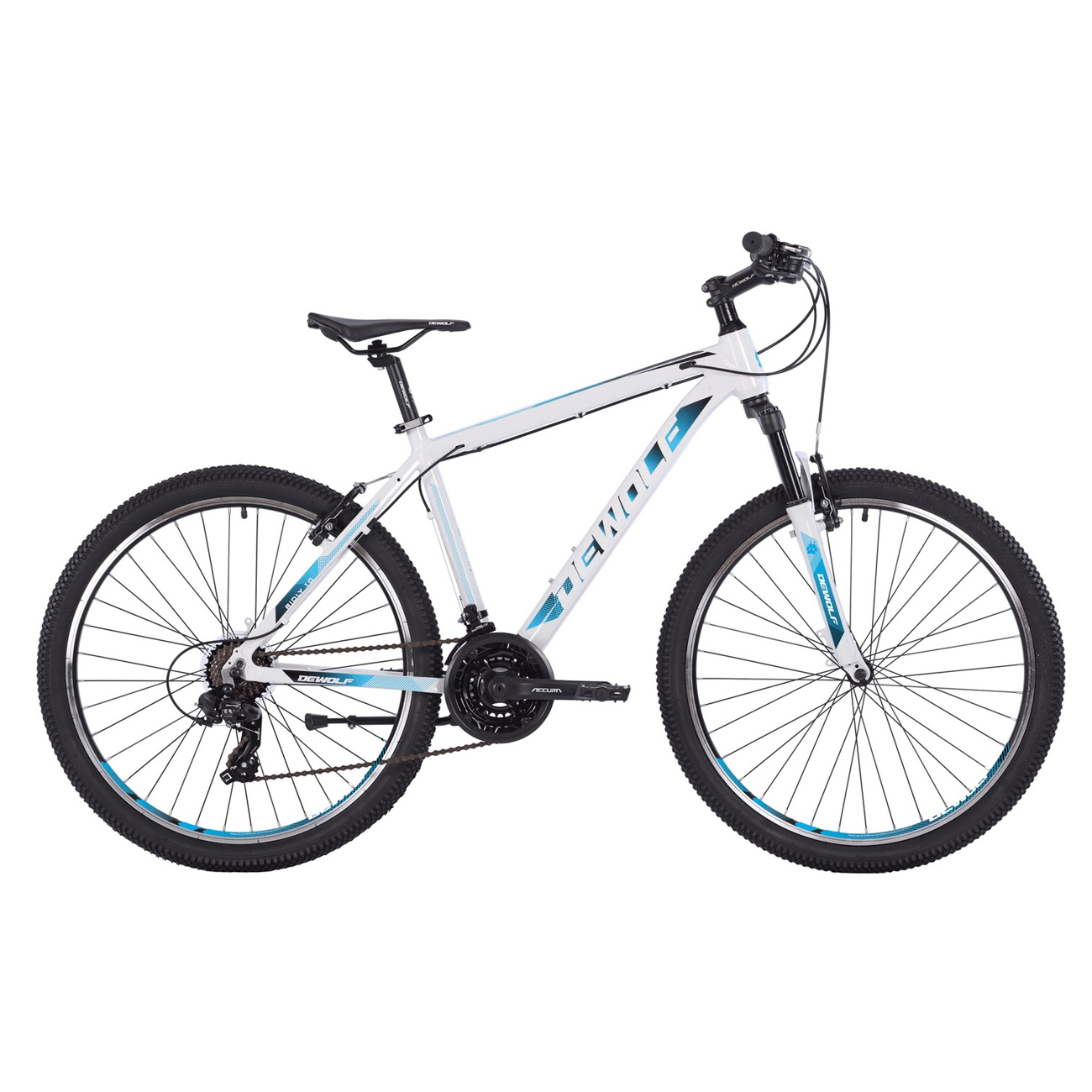 Велосипед Dewolf Ridly 10, 16, metallic dark blue/light blue/white