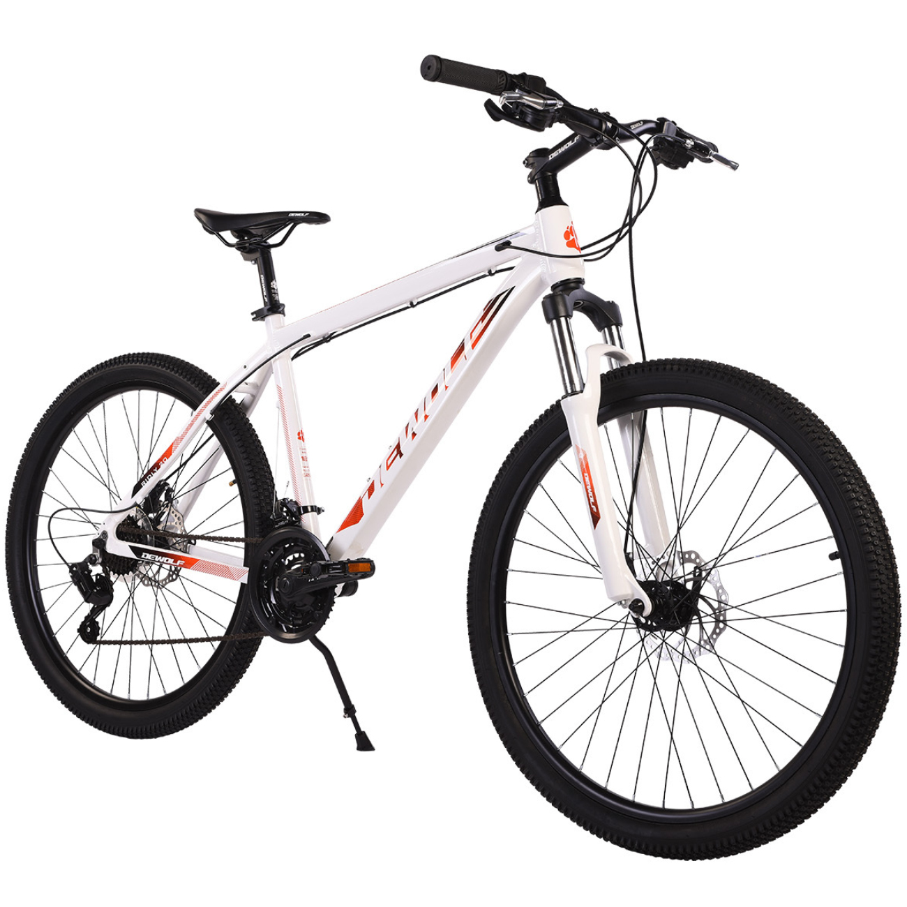 Велосипед Dewolf Ridly 20, 16, neon red/white/black